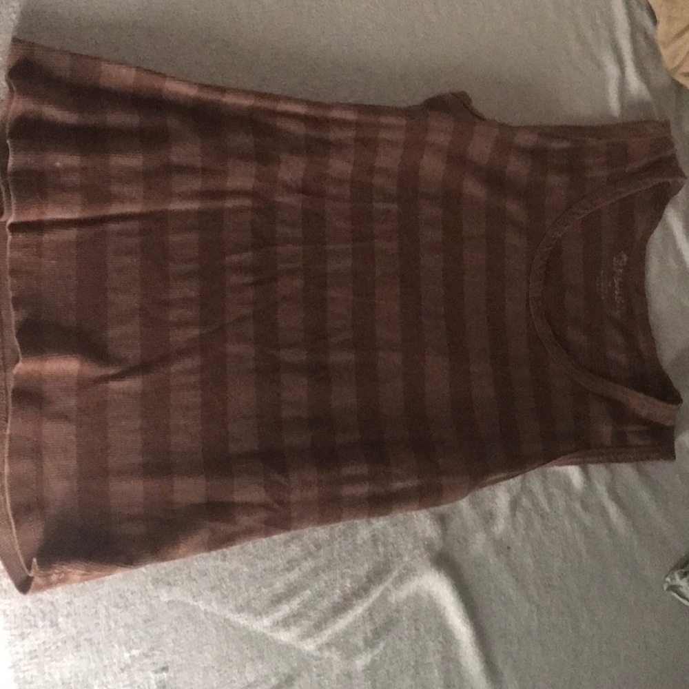 Brown tank top